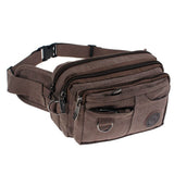 Fashion Casual Canvas Packet Chest Pockets Bags Phone Package Waist Bag BeltBag Waist Packs Solid Portable Shoulder Bags Bolsa