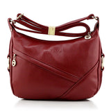 Fashion Soft Leather Women Handbag Bag Solid Zipper High Quality Female Bag Casual Women Messenger Shoulder Bags Bolsa Femininas