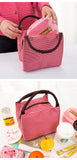 New Fashion Portable Insulated Canvas Lunch Bag Thermal Food Picnic Lunch Bags for Women Kids Men Cooler Lunch Box Bag Tote