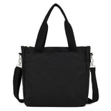 Kylethomasw Women Nylon Messenger Bags Top-handle Handbag Women Casual Tote Zipper Female Shoulder Bag Solid Summer Beach Crossbody Bag