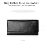 Kylethomasw Women Wallet Long Wallets Female Card Holder Clutch Bags Genuine Leather men Money Pocket Fashion Coin Purse Zipper Phone Bags