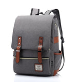 Fashion Vintage 15.6 inch Laptop Backpack Women Men oxford Bags Travel Leisure Backpacks Retro Casual School Bags For Teenager