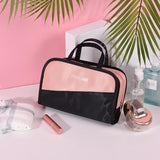 Women's Two In One Cosmetic Bag Travel Storage Bag Portable Handbag Organizer Wash Bag Makeup Case Clutchs Beauty Toiletry Bag