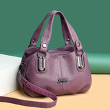 Kylethomasw  Brand Soft Pu Leather Handbag Fashion Crossbody Bags for Women 2021 Luxury Handbag Women Bags Designer Shoulder Bags Tote Bag