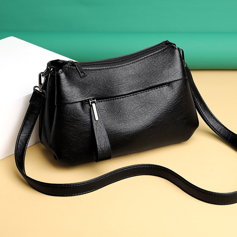 Soft PU Leather High Capacity Luxury Handbags and Purse Women Designer Travel Messenger Bags Ladies Vintage Crossbody Bags Totes