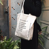Women's Bags Tote New Korean Ins Same Canvas Shoulder Bag Female Shopping Bag Student Shoulder Bag Handbag