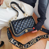 Shoulder Messenger Bag Lattice Rivet Square Underarm bag 2021 New crossbody PU Leather Women's Designer Handbag Luxury brand