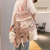 New Women Backpack Female Lovely Travel Rucksack High Quality Schoolbag for Teenage Girls Lady's Knapsack A4 Book Bag