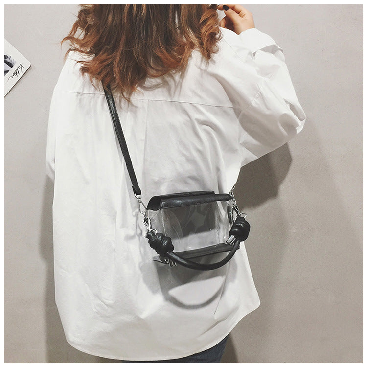 Kylethomasw PVC Jelly Luxury Women Design Handbags Crossbody Wallets Bag  2022 High Quality Girls Female Shopper Fashion Transparent Box Bag