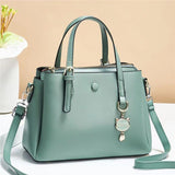 Luxury Brand Designer Soft PU Leather Women's Messenger Bag Large-capacity Tote Handbags Fashion Girls Shoulder Bags For Woman