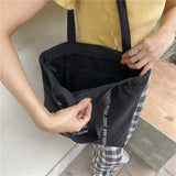 Women's Bags Tote New Korean Ins Same Canvas Shoulder Bag Female Shopping Bag Student Shoulder Bag Handbag