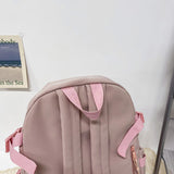 Kylethomasw Cute Women Backpacks Waterproof Multi-Pocket Nylon School Backpack for Student Female Girls Kawaii Laptop Book Pack Mochilas