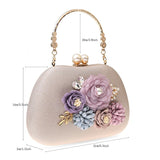 Kylethomasw Flower Evening Bag Women's Luxury Handbag Elegant Banquet Bag Female Party Clutch Purse Z421