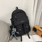 Kylethomasw Multiple Pockets Waterproof Women Backpack Female College School Bag Shoulder Bag Teenage Girl Student Rucksack Travel Backpack