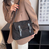 Kylethomasw New Fashion PU Leather Shoulder Side Bag for WomenTend Female Simple Large High Capacity Crossbody Bags and Purses Shopping Bags