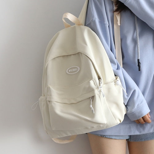 Kylethomasw Schoolbag female girl backpack female summer bump color leisure small fresh light backpack female college students