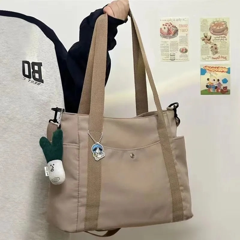 Kylethomasw Women Canvas Shoulder Bag Large Capacity Luxury Designer Crossbody Bags High Quality Handbag Tote Bag Shopping Messenger Bag