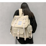 Waterproof Nylon Women Backpack Female Large capacity Buckle Backpack Unisex schoolbag for girls Laptop Backpacks Travel Mochila