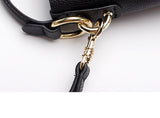 Kylethomasw New Fashion Female Ladies Hand Bags Genuine Leather Rivets Shoulder Bags Luxury Designer Casual Crossbody Bags For Women