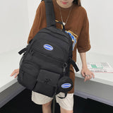 Kylethomasw Student Travel Female Backpack College Women Boy Nylon School Bag Men Girl Cool LargeLaptop Backpacks Fashion Lady Book Bag Male