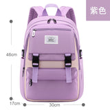 Blue Backpacks for Girls Primary School Grade 1-6 Students Book Bags Lightweight Casual Kids Satchels Boy Knapsack Child Mochila