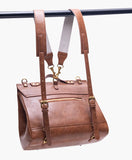Kylethomasw Richme Vintage British Style Women's Bag 2022 Trend Students Brown Satchels Fashion Multifunction Individuality Backpacks Female