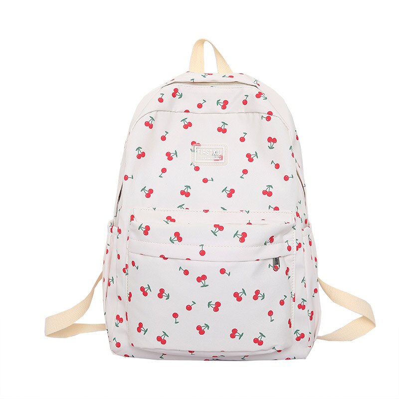 Kylethomasw New Waterproof Nylon Printing Women Backpack Female Kawaii Travel Bag Big Cute Schoolbag for High School Teenage Girls Students