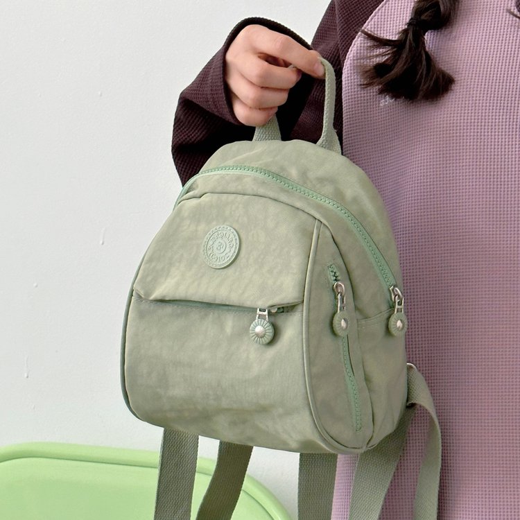 Kylethomasw Women's Bag 2023 Summer High Quality Canvas Backpack Fashion Versatile Women's Shoulderbag Solid Color  Large  Capacity  Handbag