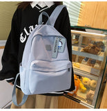 Kylethomasw Korean women backpack Preppy female college student school bag Simple large capacity bag For Teenager Girl Shoulder Bag backpack