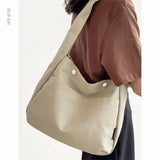 Kylethomasw New Fashion Women Canvas Shoulder Bag Cotton Cloth Female Student Messenger Bag Large Capacity Shopping Tote Bag Handbag
