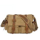 Kylethomasw Men Messenger Shoulder Bag Male Canvas Leather Vintage Patchwork Cross-bag High Qualtiy Daily Crossbody Bags