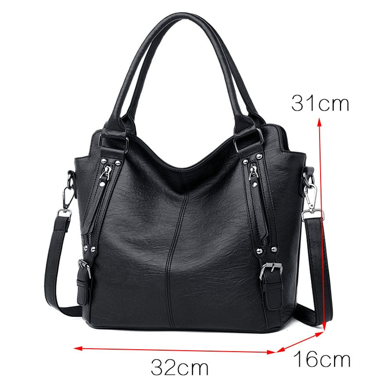 Kylethomasw  Women Handbag Leather Luxury Women Bag Designer Big Capacity Shopper Shoulder Bags sac Ladies Tote Crossbody Bag For Women