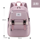 Blue Backpacks for Girls Primary School Grade 1-6 Students Book Bags Lightweight Casual Kids Satchels Boy Knapsack Child Mochila