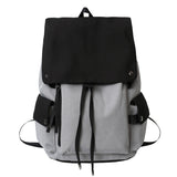 Kylethomasw Large Capacity Waterproof Women Backpack Multi-pocket College Teenage Girl's Draw String Schoolbag Laptop Backpack Men Bookbag