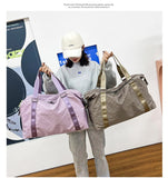 Fashion Colorful Luxury Nylon Pattern Waterproof Dry Wet Separate Pocket Unisex Durable Sport Gym Duffel Tote Travel Bag