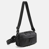 Kylethomasw Japanese Style Men’s Single Shoulder Bag Unisex Nylon Cloth Crossbody Bag Waterproof Fashion Chest Bag Fanny Pack Waist Bag