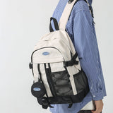 Kylethomasw Nylon Male Female Waterproof College Backpack Men Women Laptop Bag Black Cool Boy Girls Travel Bags Fashion Lady Backpack Trendy