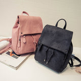 Tilorraine 2022 College women backpack leather soft travel bag fashion ladies backpacks shoulder bag  student school bag
