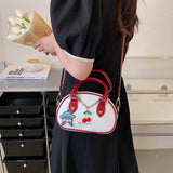 Small PU Leather Handbags For Women 2022 Designer Luxury Shoulder Crossbody Bags Female Short Handle Tote Purses