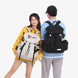 Kylethomasw Fashion Women Boy Large Backpack Travel Drawstring Female Student College School Bag Men Girls Cool Laptop Backpack Book Bags