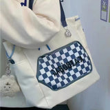 Kylethomasw Youth Casual Shoulder Bag Tote Crossbody Bags High Quality Handbag Tote Bag Large Capacity Cotton Multiple Pockets Messenger Bag