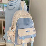 New Female Waterproof College Backpack Trendy Girl Harajuku Travel School Bag Kawaii Lady Backpack Fashion Women Laptop Book Bag