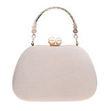 Kylethomasw Women's Portable Luxury Evening Bag Pearl Banquet Bag New Fashion Party Handbag Z423
