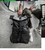 Kylethomasw Men's Backpack Fashion Nylon Backpack School Bag Men's Travel Bags Large Capacity Backpack Laptop Backpack Bag High Qualit