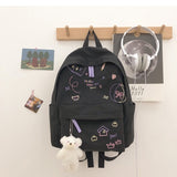 Kylethomasw Cute Schoolbag for Women Harajuku students backpacks Waterproof nylon Fashion large capacity Girl travel backpack female Bagpack
