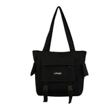 Kylethomasw Korean Ulzzang Shoulder Bag For Women Large-capacity Nylon Bag New 2023 Student Book Bag Cool Purses and Handbags Tote Bag Bolso