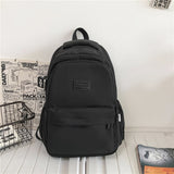 Kylethomasw New Fashion Nylon Backpack Female Solid Color Big Schoolbag High Quality Women Book Bag Teenage Girl Lovely Laptop Backpack