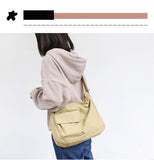 Kylethomasw Girl Handbag Canvas Teenager Shoulder Bags Teenage Women Messenger Bags Ladies Casual Bags Teen Purse Crossbody Purse