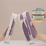 Foldable retractable pencil case school student stationery storage bag color pencil bag Polyester cloth pen case kid party gifts