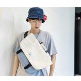 Panelled Women Bags 2022 Japanese Cute Girls Crossbody Bag Large Capacity Student Shoulder Bag Luxury Ladies Men Book Bags New